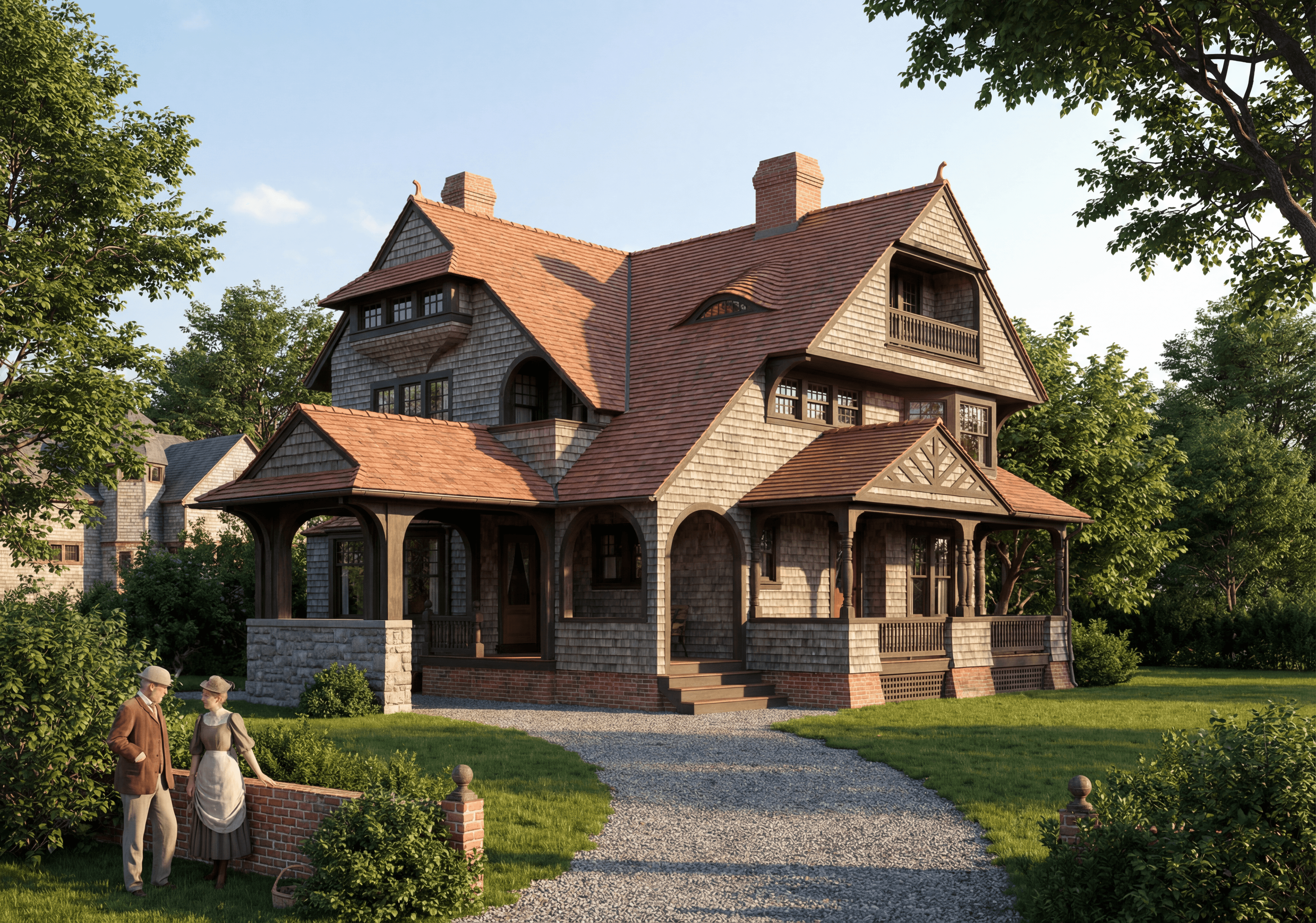 Dubleks plan için 3D kat planı örneği