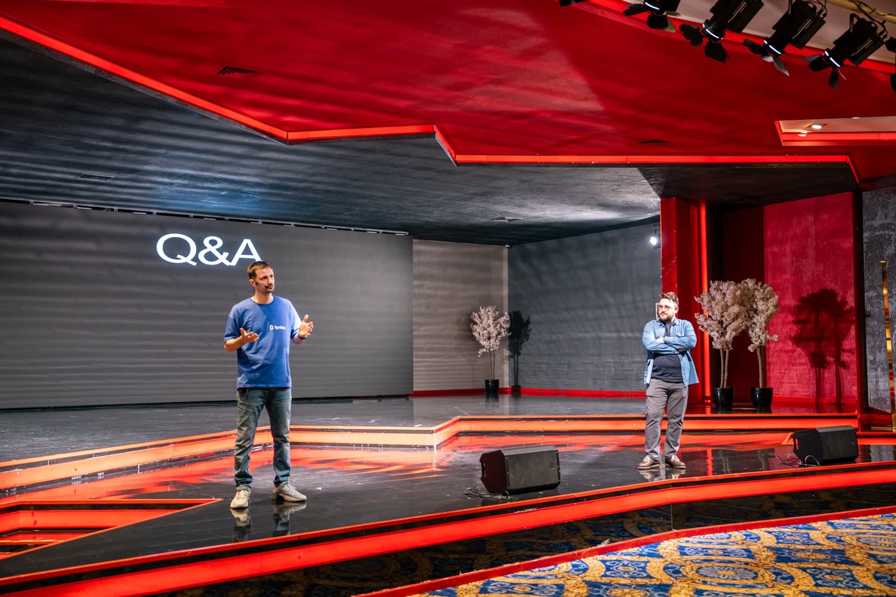 The Q&A session following the Syntina AI talk