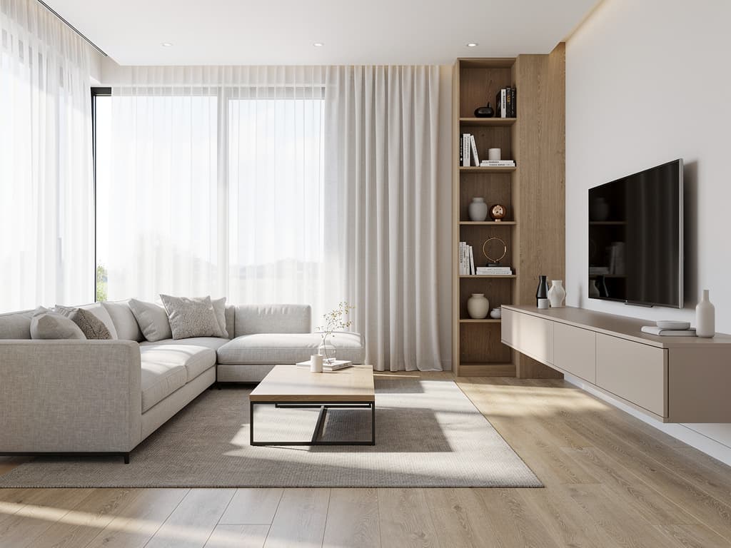 The room's base frame in modern style