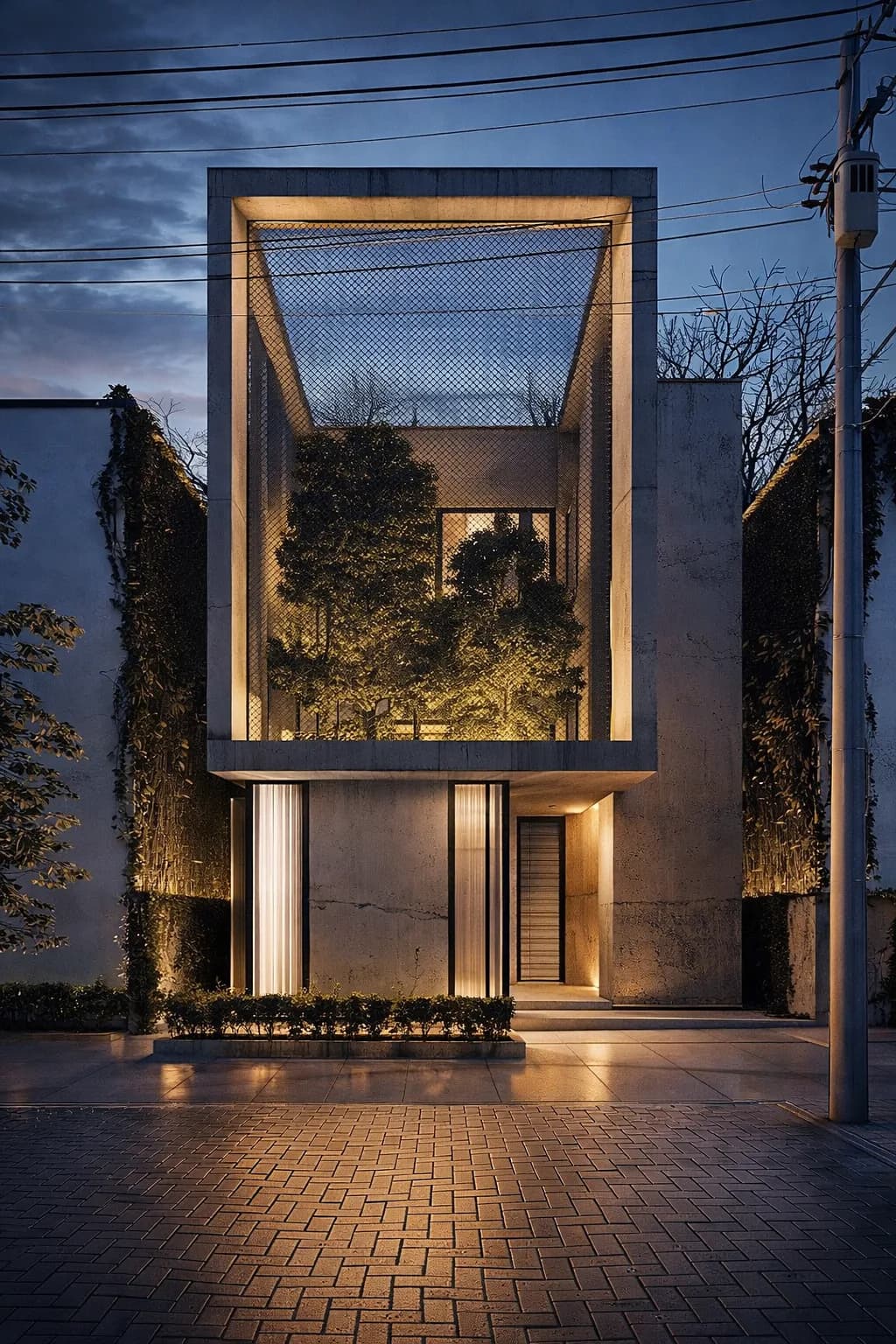 A sketch goes in, a sale-ready facade comes out.