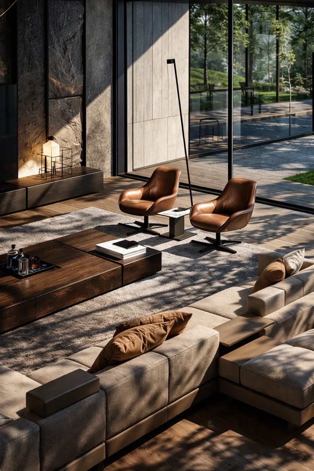 Show the same room in five styles, decide at the first presentation.