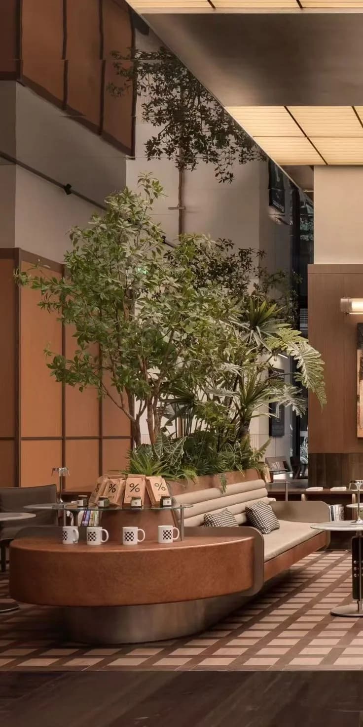 Restoran ve lounge için AI konsept varyasyonu
